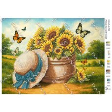 Схема для вишивання бісером ДАНА-3700 Романтичний букет