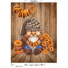 Схема для вишивання бісером ДАНА-3701-2 Гномик з бубликами