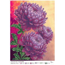 Схема для вишивання бісером ДАНА-3716 Прекрасні жоржини