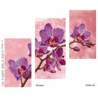 Pattern beading DANA-42 Orchid