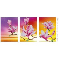 Pattern beading DANA-45 Magnolia flowers
