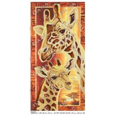 Cхема для вышивки бисером  ДАНА-5131 Жирафы