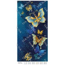 Cхема для вышивки бисером  ДАНА-5139 Бабочки