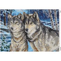 Pattern beading DANA-822 Wolves