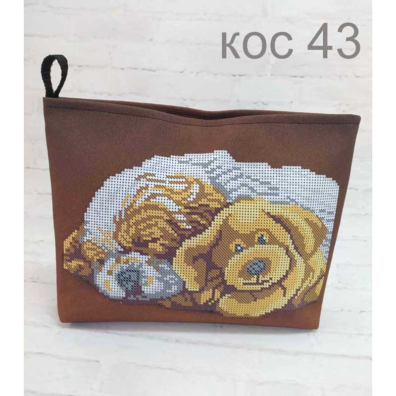 Cosmetic bag for bead embroidery DANA KOC-43