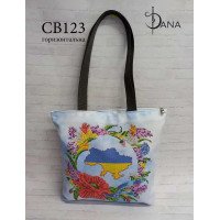 Сумка шоппер для вишивки бісером ДАНА СВ-123 Карта України