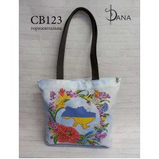 Shopper bag for beading DANA CB-123 Map of Ukraine