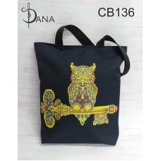Shopper bag for beading DANA CB-136 Golden key