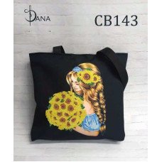 Shopper bag for beading DANA CB-143 Sunflowers