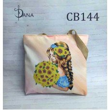 Shopper bag for beading DANA CB-144 Sunflowers