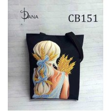 Shopper bag for beading DANA CB-151 With ears of corn