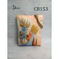 Shopper bag for beading DANA CB-153 With ears of corn