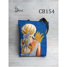 Shopper bag for beading DANA CB-154 With ears of corn