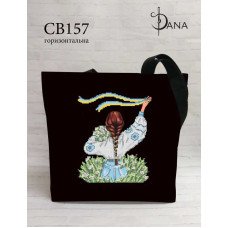 Shopper bag for beading DANA CB-157 Ukrainian woman