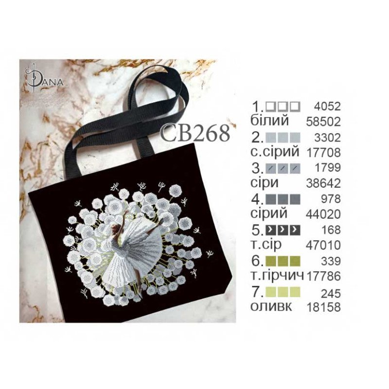 Shopper bag for beading DANA CB-268