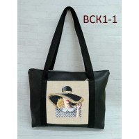 Large eco-leather bag for beading DANA BCK1-01