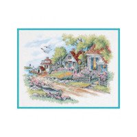 Cross Stitch Kits Dimensions 03240 Cottages on the beach