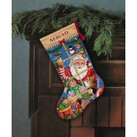 Cross Stitch Kits Dimensions 08818 Santa's Toys Stockings