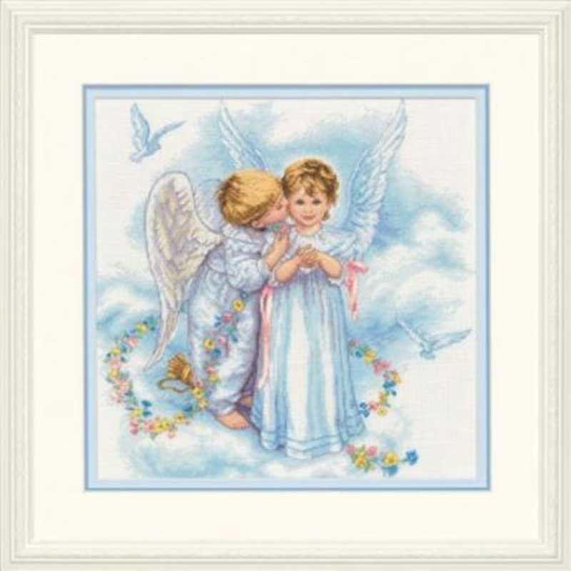 Набір для вишивання хрестиком Dimensions 35134 Поцілунок ангела