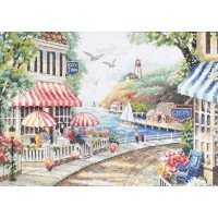 Cross Stitch Kits Dimensions 35157 Cafe by the sea