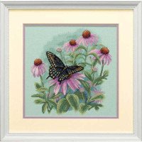 Cross Stitch Kits Dimensions 35249 Butterfly and chamomile