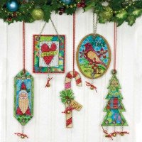 Cross Stitch Kits Dimensions 70-08868 Jingle Bell Ornaments (discontinued)