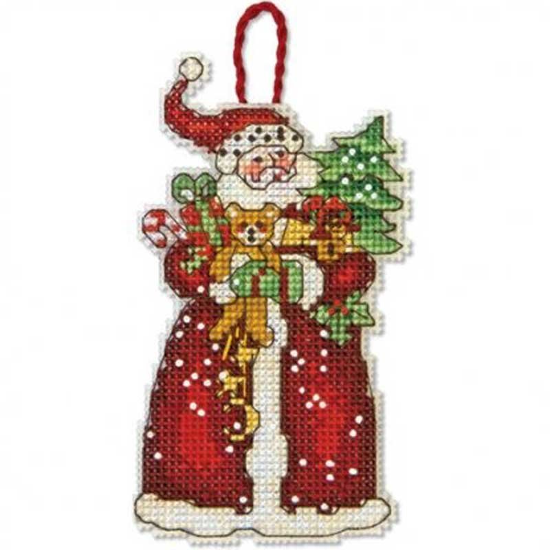 Набір для вишивання хрестиком Dimensions 70-08895 Прикраса Санта