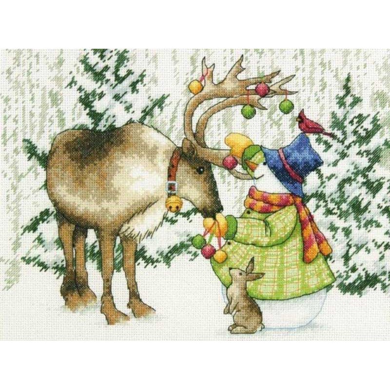 Cross Stitch Kits Dimensions 70-08947 Ornamental Reindeer