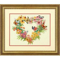 Cross Stitch Kits Dimensions 70-35336 Wildflower Wreath