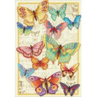 Cross Stitch Kits Dimensions 70-35338 Butterfly Beauty