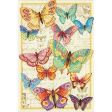 Набор для вышивки крестом Dimensions 70-35338 Красота бабочек