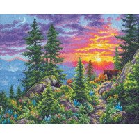Cross Stitch Kits Dimensions 70-35383 Sunset Mountain Trail