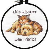 Cross Stitch Kits Dimensions 72-74549 Better with friends