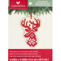 Cross Stitch Kits Dimensions 72-76057 Deer Wood Ornament