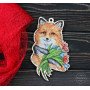 Cross stitch kit on wooden base FruzelOk 0225 Alice