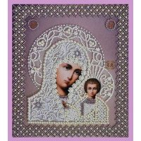 Набор вышивки бисером Картины Бисером Р-208 Казанская Икона Божией Матери. Венчальная пара