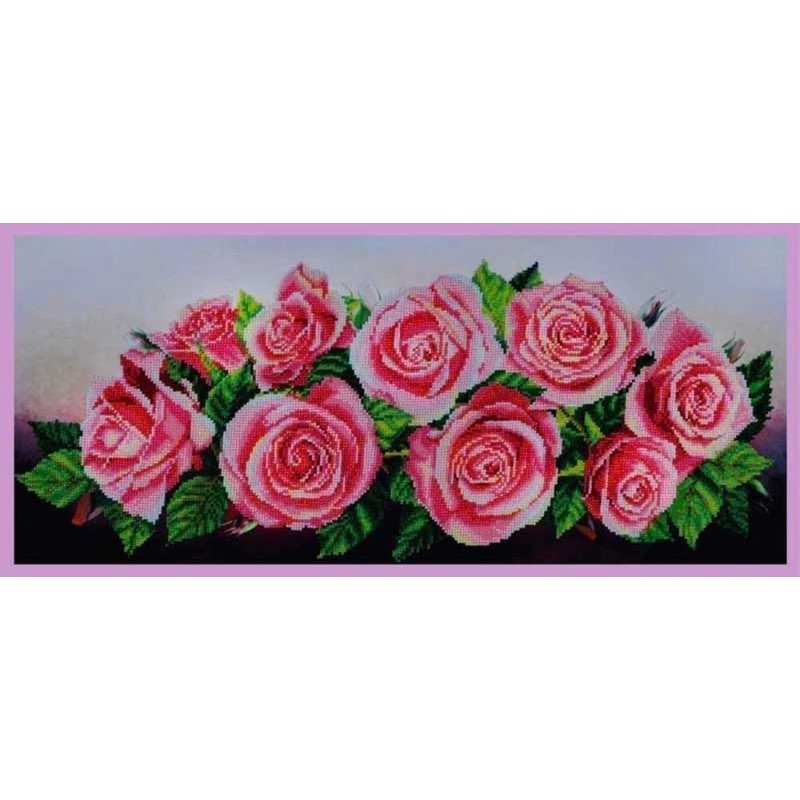 Набір вишивки бісером Картини Бісером Р-214 Рожеве настрій
