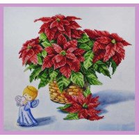 Beadwork Set Pictures Beaded Р-221 Christmas still life 2 (out of production)