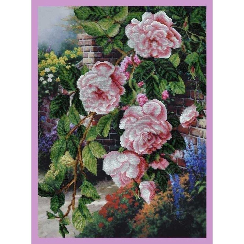 Набір вишивки бісером Картини Бісером Р-233 Квіти в саду