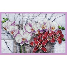 Набір вишивки бісером Картини Бісером Р-263 Симфонія орхідей