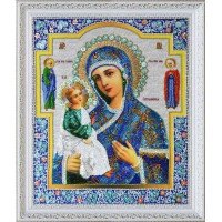 Beadwork Set Pictures Beaded Р-291 Icon of Our Lady of Jerusalem