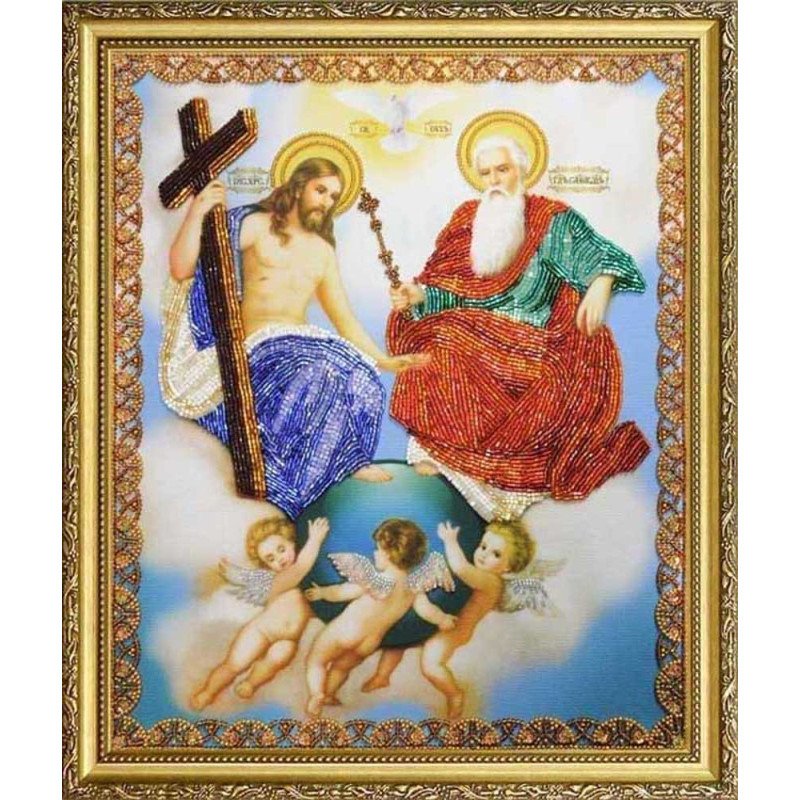 Набір вишивки бісером Картини Бісером Р-342 Новозавітна Трійця