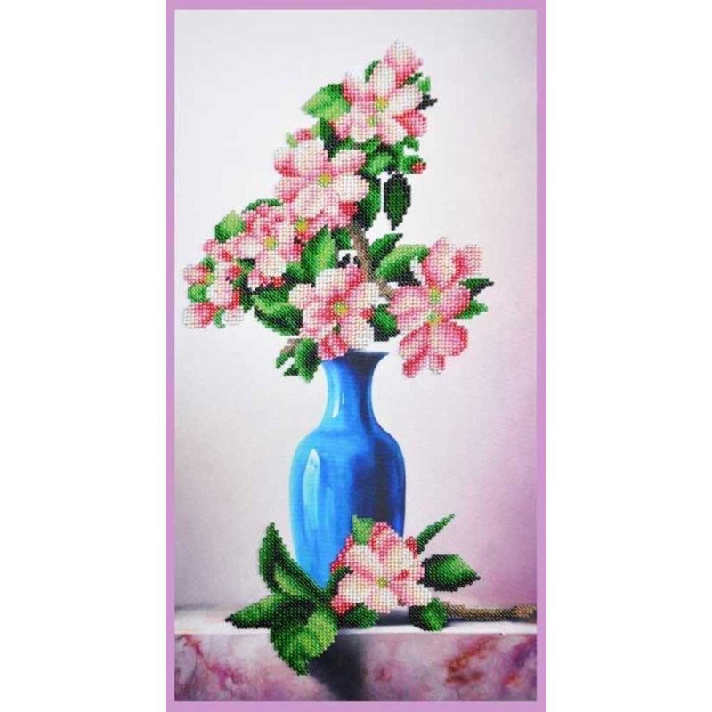 Набір вишивки бісером Картини Бісером Р-359 Яблуневий цвіт