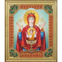 Beadwork Set Pictures Beaded Р-361 Icon of the Mother of God Inexhaustible Chalice