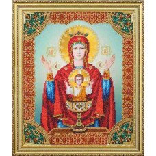 Набір вишивки бісером Картини Бісером Р-361 Ікона Божої Матері Невипивана Чаша
