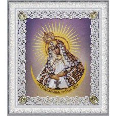 Beadwork Set Pictures Beaded Р-374 Ostrobramskaya icon of the Mother of God (openwork)