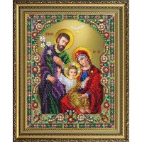 Набор вышивки бисером Картины Бисером Р-402 Икона Святое семейство
