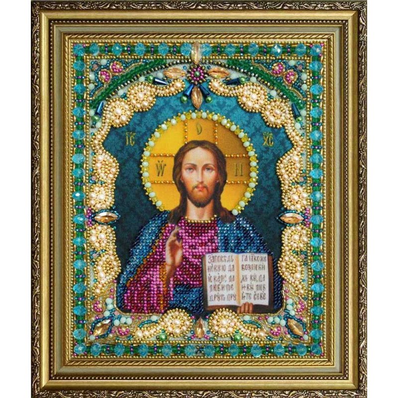 Набір вишивки бісером Картини Бісером Р-408 Ікона Христа Спасителя