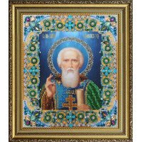 Набор вышивки бисером Картины Бисером Р-410 Икона Святой Сергий Радонежский