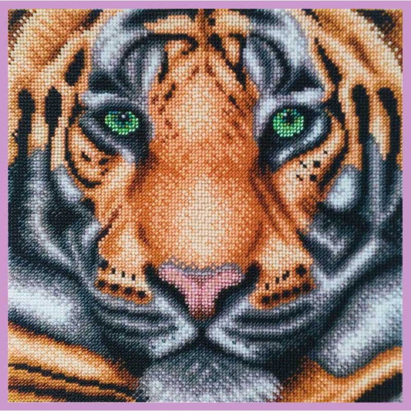 Набір вишивки бісером Картини Бісером Р-412 Тигр